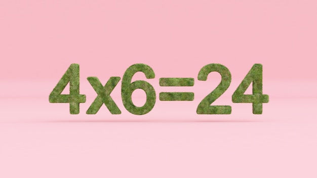 Photo rendering of a mathematical equation