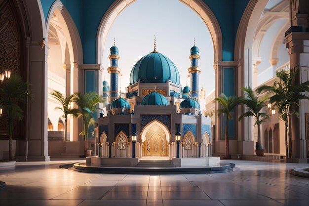 rendering mosque