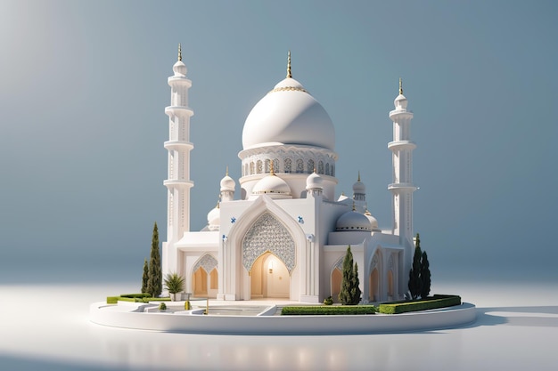 rendering mosque