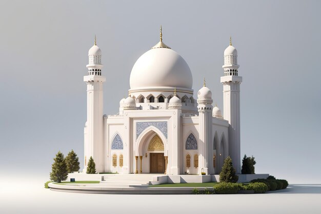 rendering mosque