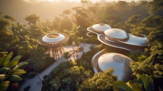 Premium AI Image | A rendering of the new building for the amazon ...