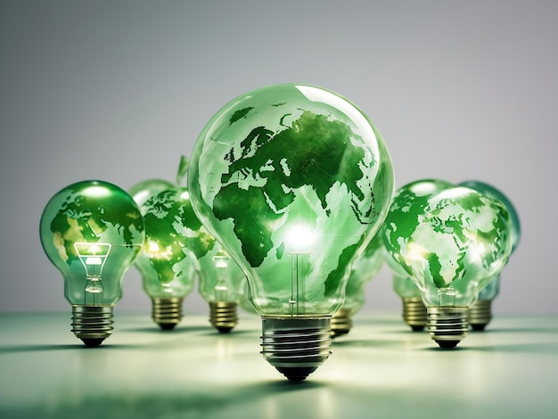 재생 에너지 환경 보호 재생 가능하고 지속 가능한 에너지원 녹색 세계