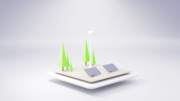 The Renewable Energy Solar Sell and Wind Turbine