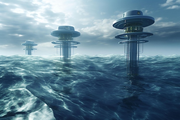 Renewable energy sourcesOcean energy Futuristic power plants that use the energy of sea currents