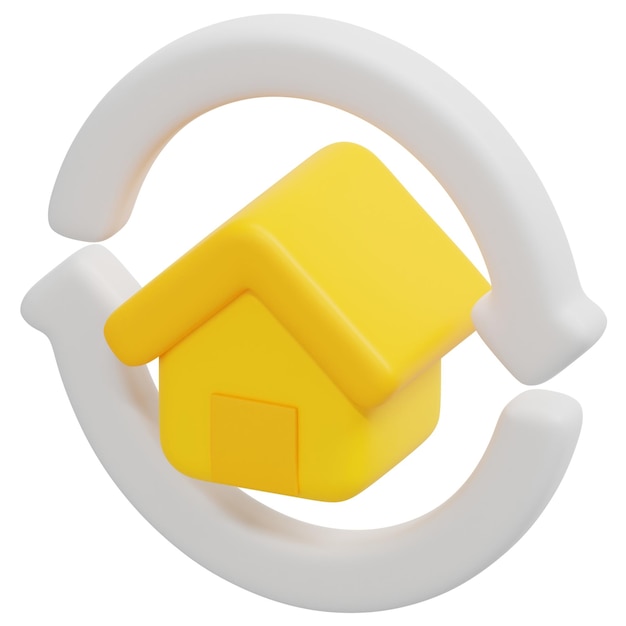 renovation 3d render icon illustration