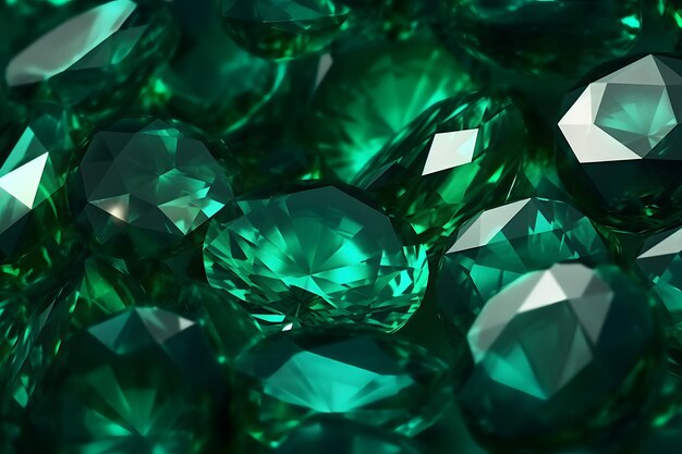 Photo repeating emerald texture