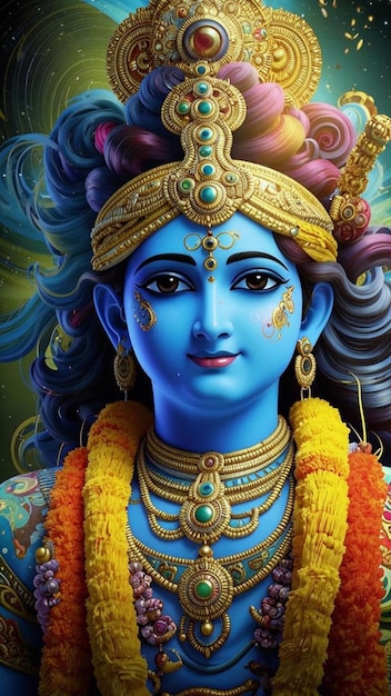 Photo representing krishna