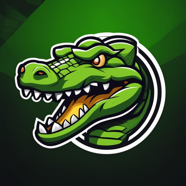 Photo reptilian dominance crocodile esports icon