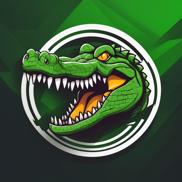 Photo reptilian dominance crocodile esports icon