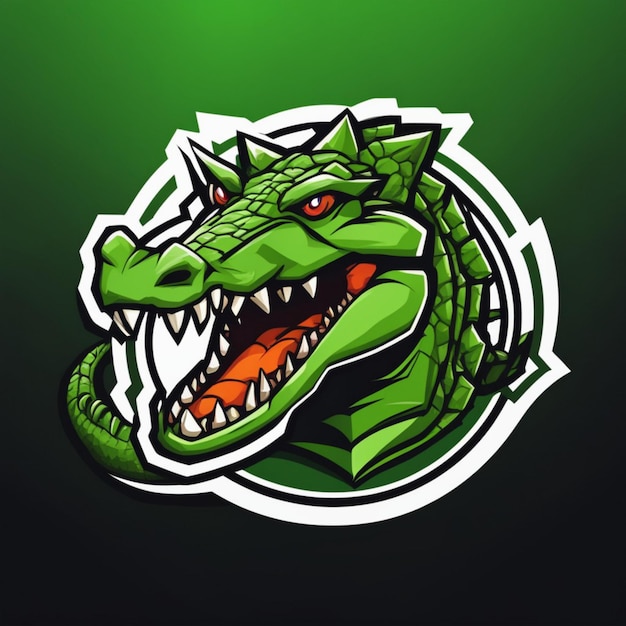 Reptilian Dominance Crocodile Esports Icon