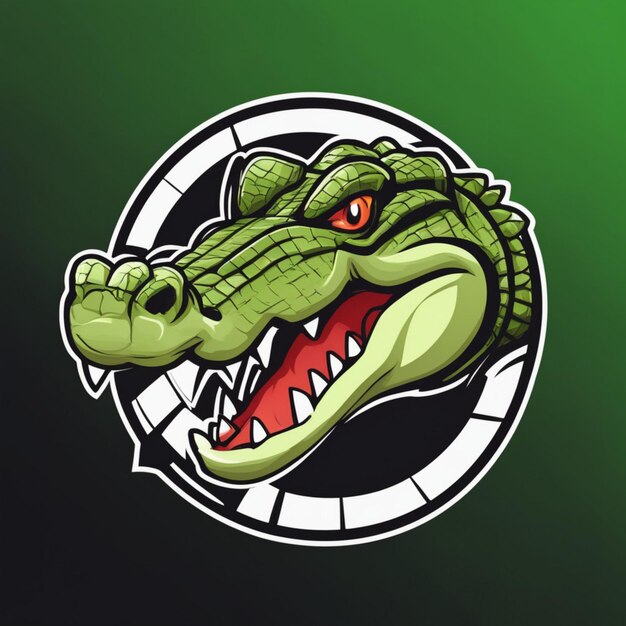 Reptilian Dominance Crocodile Esports Icon