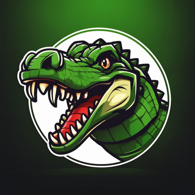 Reptilian Dominance Crocodile Esports Icon