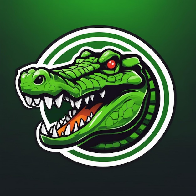 Reptilian Dominance Crocodile Esports Icon