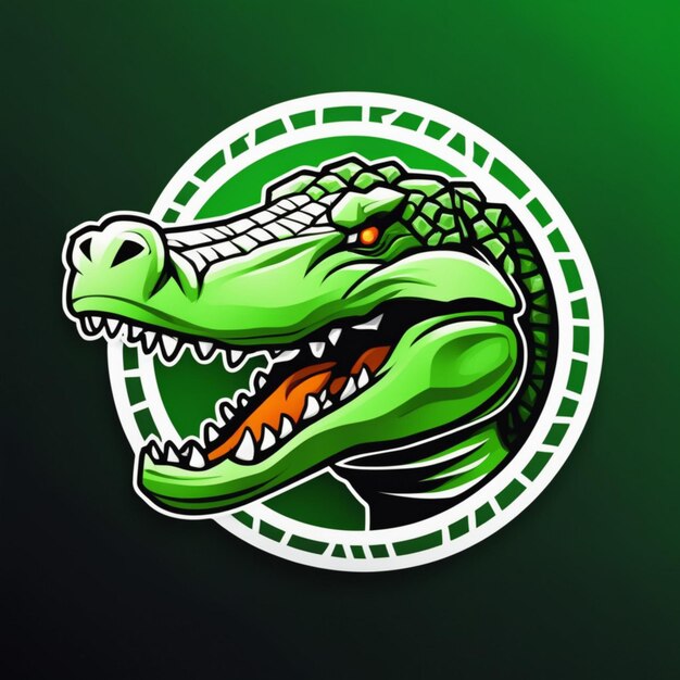 Reptilian Dominance Crocodile Esports Icon