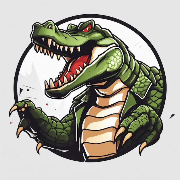 Reptilian Dominance Crocodile Esports Icon