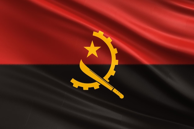 republic of angola Flag Photo