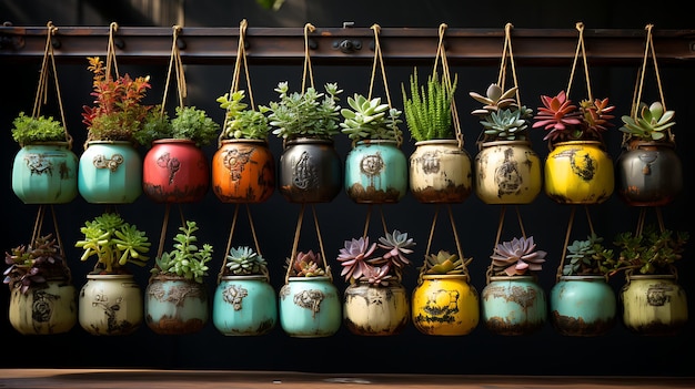 Repurposed Plant Containers