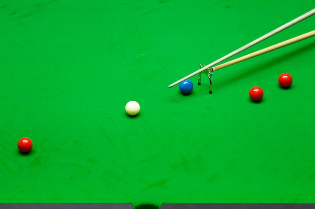 Res stick sul gioco dello snooker