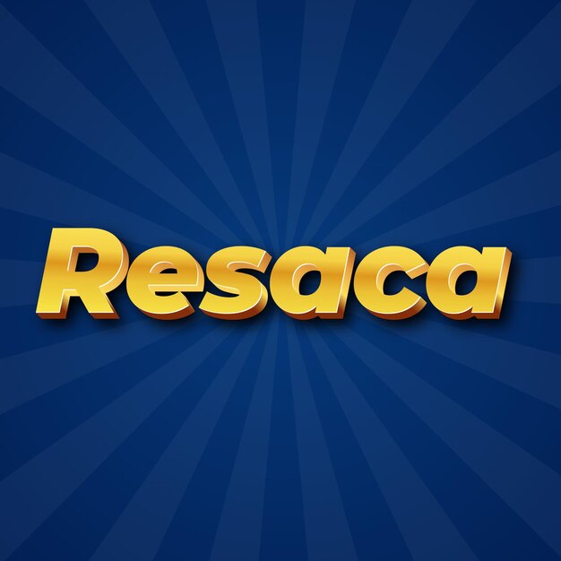 Resaca Text effect Gold JPG attractive background card photo