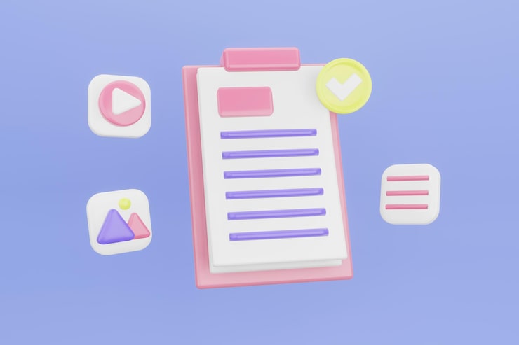 Photo 연구 문서 개념 데이터베이스에서 이미지 및 비디오 파일 검색 문서 관리 소프트 문서 흐름 앱 복합 문서 개념 파일의 전자 데이터베이스 3d 렌더링