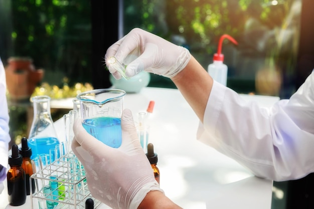 Researcher or scientists working in laboratory researcher or scientists working in laboratory