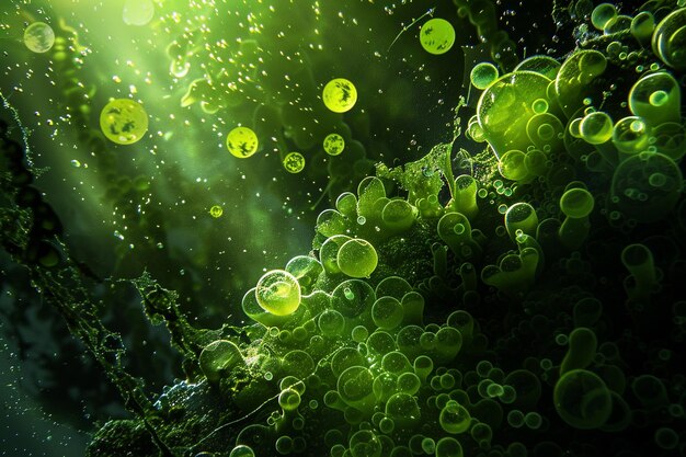 Photo researchers create genetically enhanced algae capa generative ai