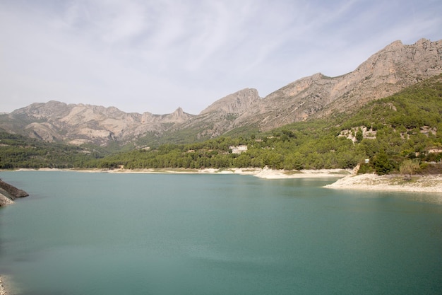 Reservoir in Guadalest, Alicante, Spanje