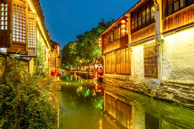 Photo residence in zhouzhuang ancient town, suzhou
