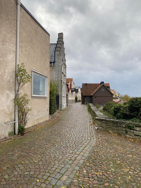 Residential area in visby