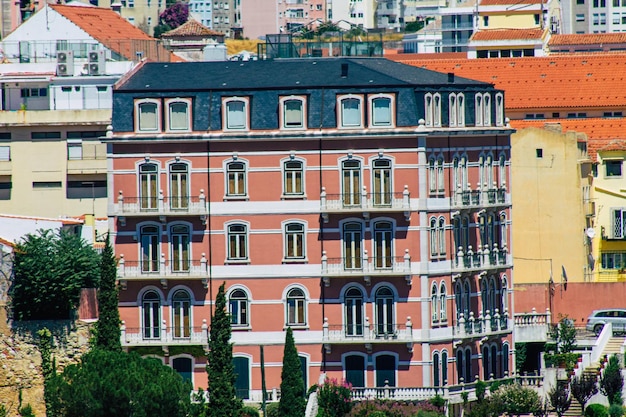 Residential buildings in city