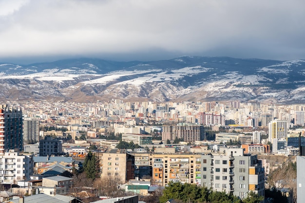 写真 トビリシ市の住宅ビル シティスケープ ディディ・ディゴミ地区