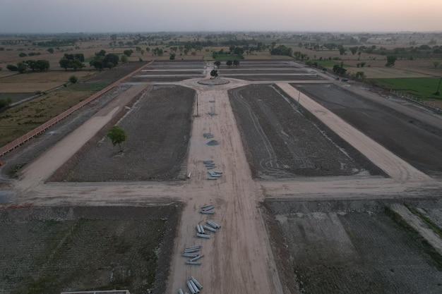 Residential colony drone view