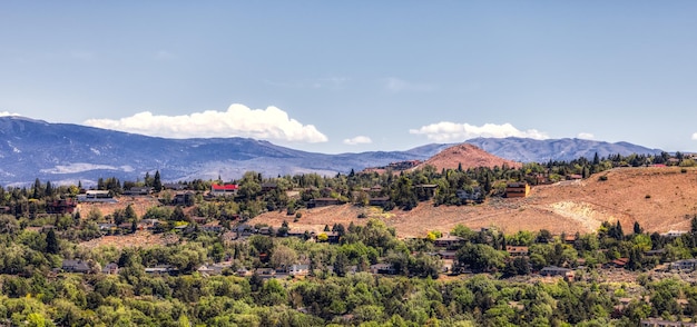 Residential homes on top of a hill