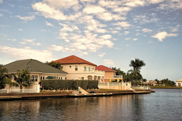 Residential house near water