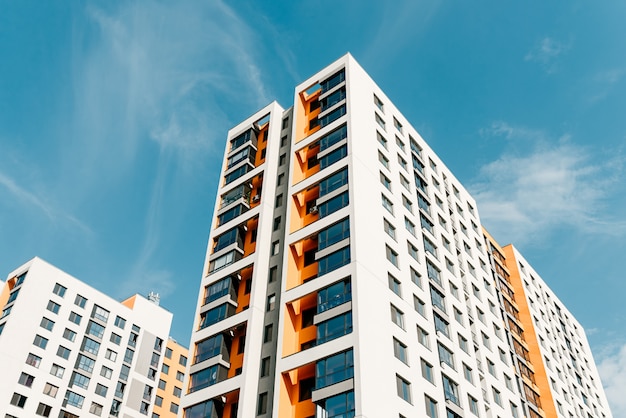 Photo residential modern apartment building