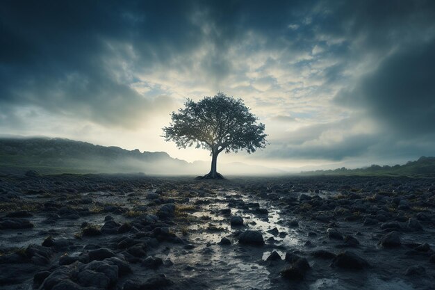 Resilient Solitary Tree