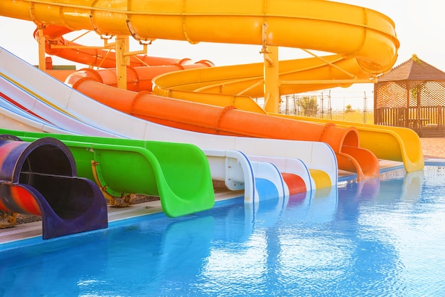Resort with pools and aqua park