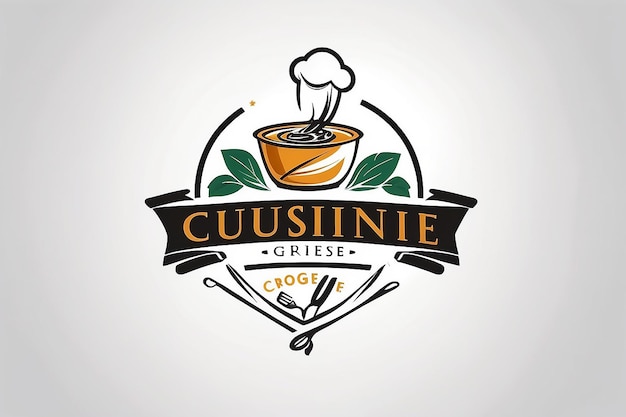 レストランや料理のロゴ