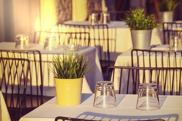 Ristorante interno a roma, italia