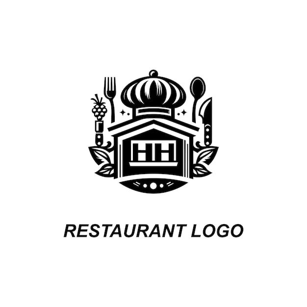 Foto progettazione del logo del ristorante