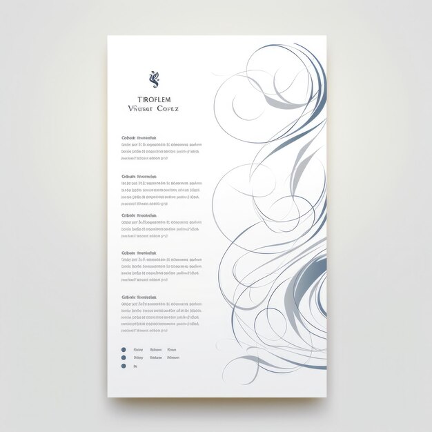 Photo restaurant menu card template