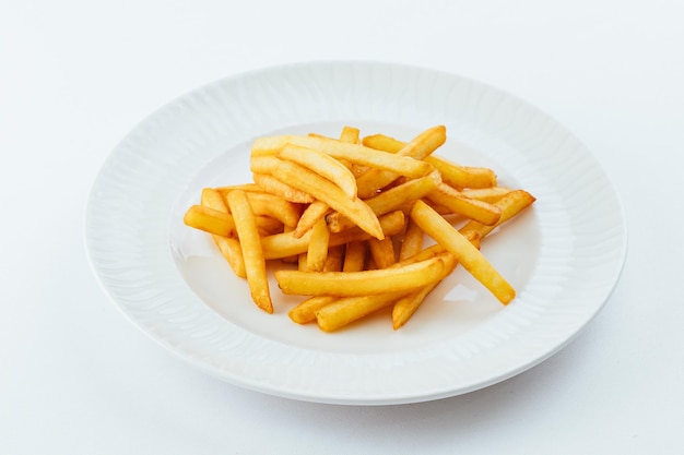 Restaurantvoedsel op een witte achtergrondrestaurantmenufoto's voor het menu