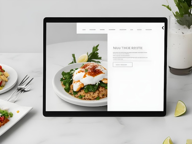 Photo restuarant website design