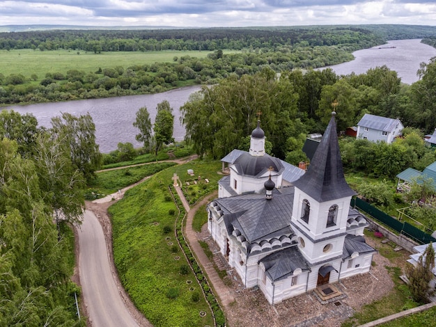 Resurrection Church in the city of Tarusa Kaluga region Russia