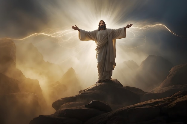 Resurrection of Jesus and rises back to heaven