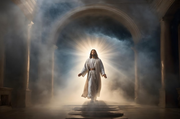 Resurrection of Jesus and rises to heaven