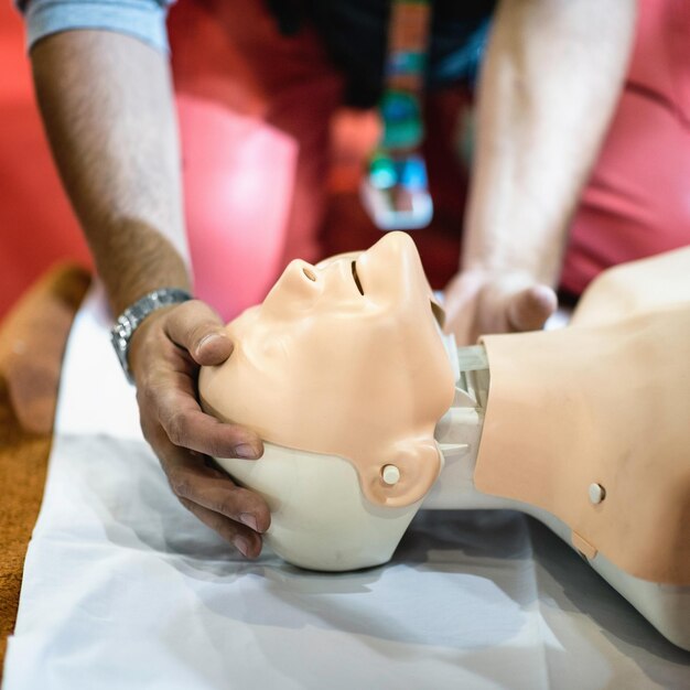 Photo resuscitation training procedure