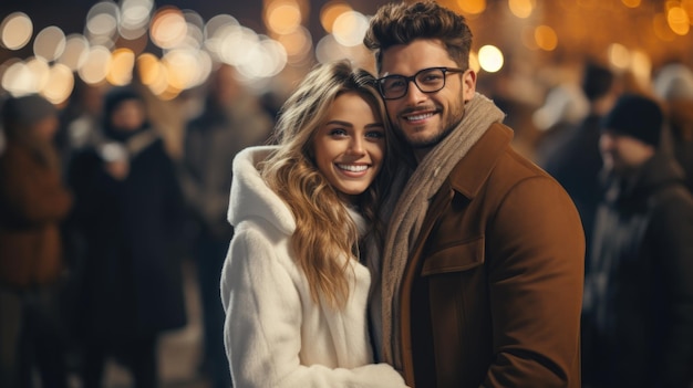 Retail Romance Couple Bonds tijdens Black Friday Shopping