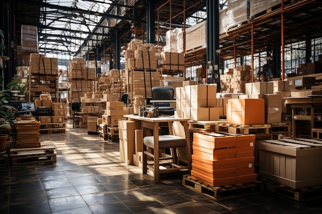 retail warehousesupply and delivery logistic