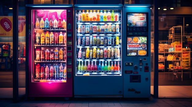 Retail Wonder Захватывающая редакционная фотография торгового автомата